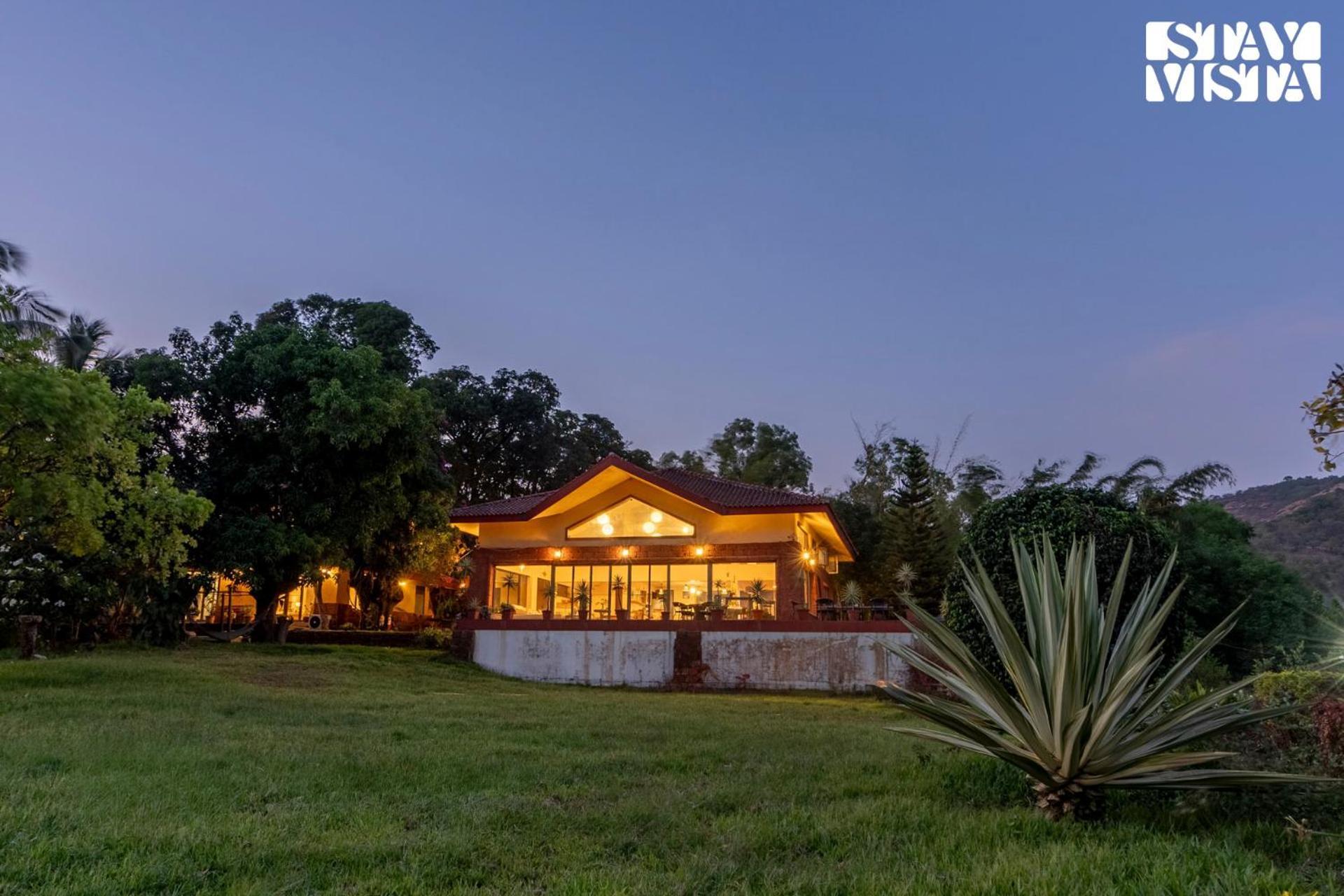 Stayvista At Three Shores With Lake View & Alfresco Dining Khamshet Extérieur photo